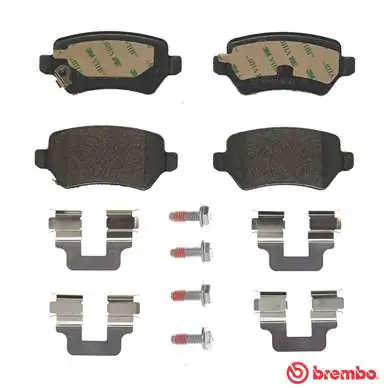 P59038 Brembo Колодки тормозные дисковые комплект