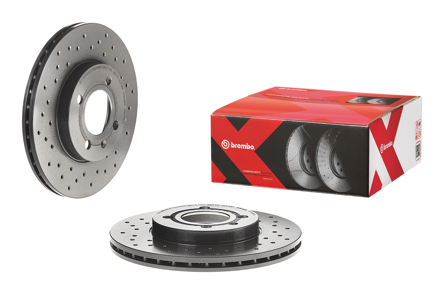 0951661X Brembo Диск тормозной передний
