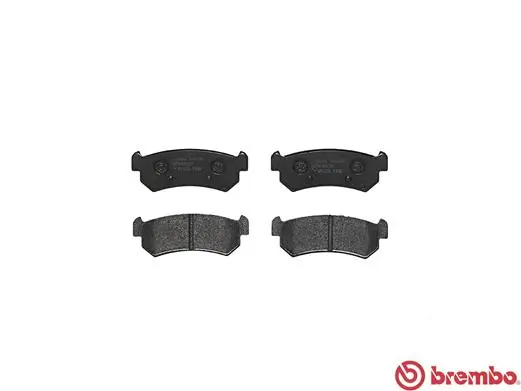 P10001 Brembo Колодки тормозные дисковые комплект