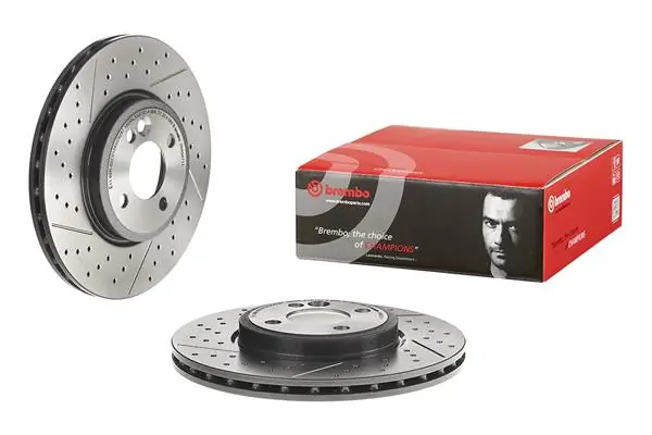 09A04711 Brembo Диск тормозной передний