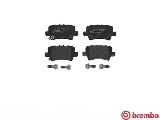 P28038 Brembo Колодки тормозные дисковые комплект