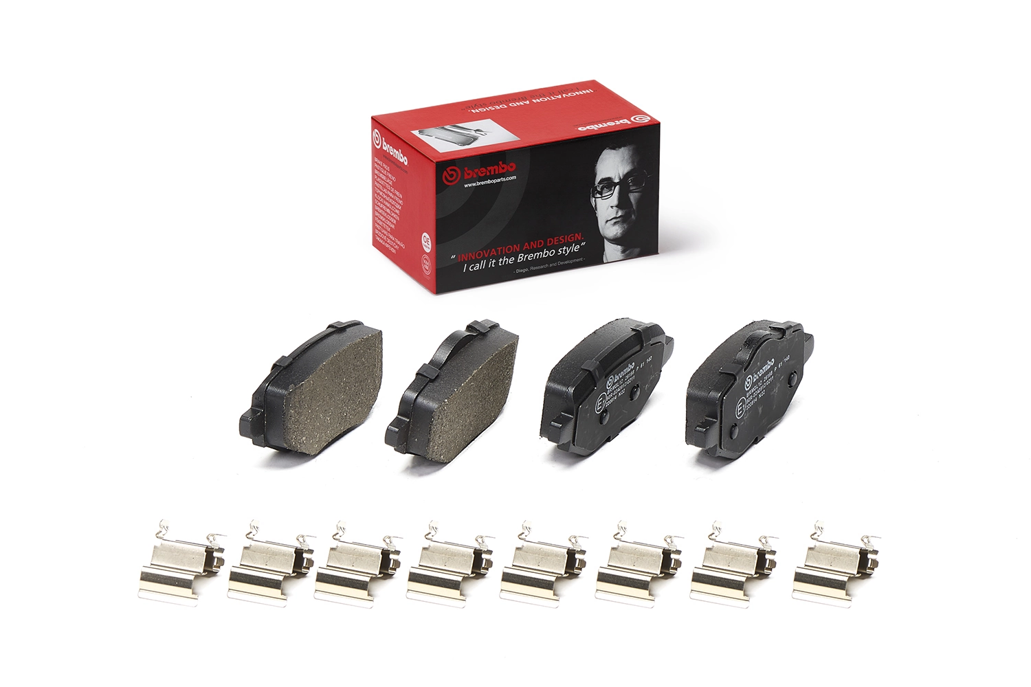 P61140 Brembo Колодки тормозные дисковые комплект