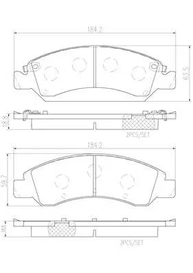 Передние тормозные колодки 361363 Power Stop