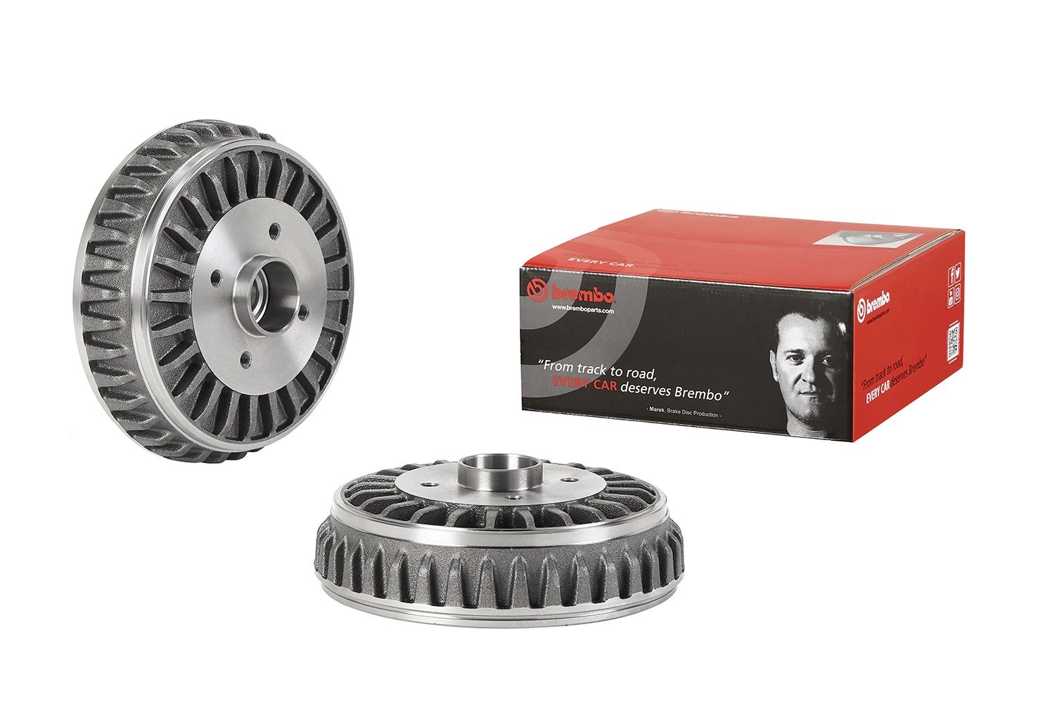 14E31250 Brembo Тормозной барабан