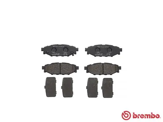 P78020 Brembo Колодки тормозные дисковые комплект
