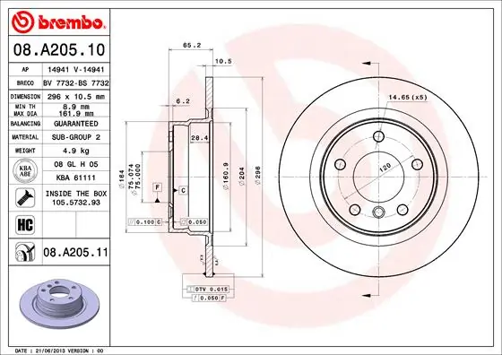 08A20510 Brembo