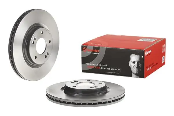 09D42811 Brembo Диск тормозной передний