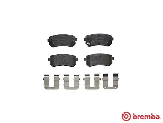 P30068 Brembo Колодки тормозные дисковые комплект