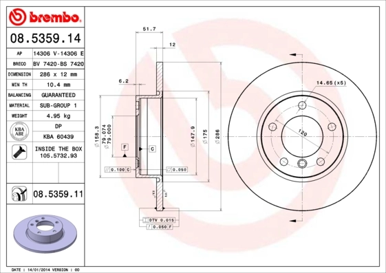 08535914 Brembo