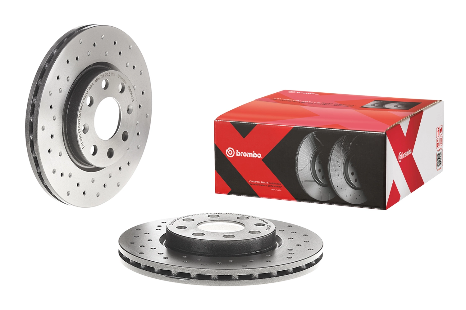 0958433X Brembo Диск тормозной передний