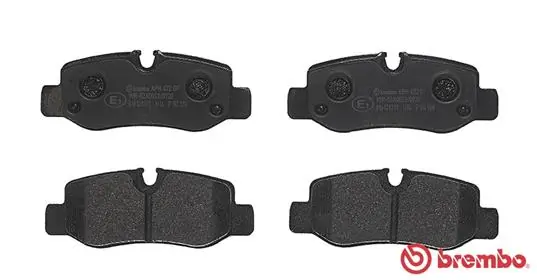 P50126 Brembo Колодки тормозные дисковые комплект