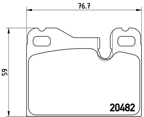 Купить 92835295201 Porsche Колодки тормозные задние, дисковые