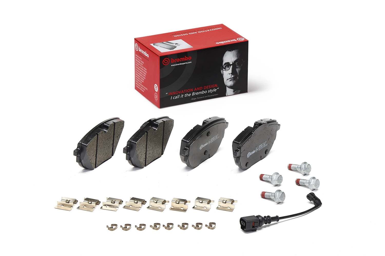 P85187 Brembo Колодки передние