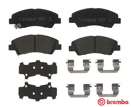 P30076 Brembo Колодки передние
