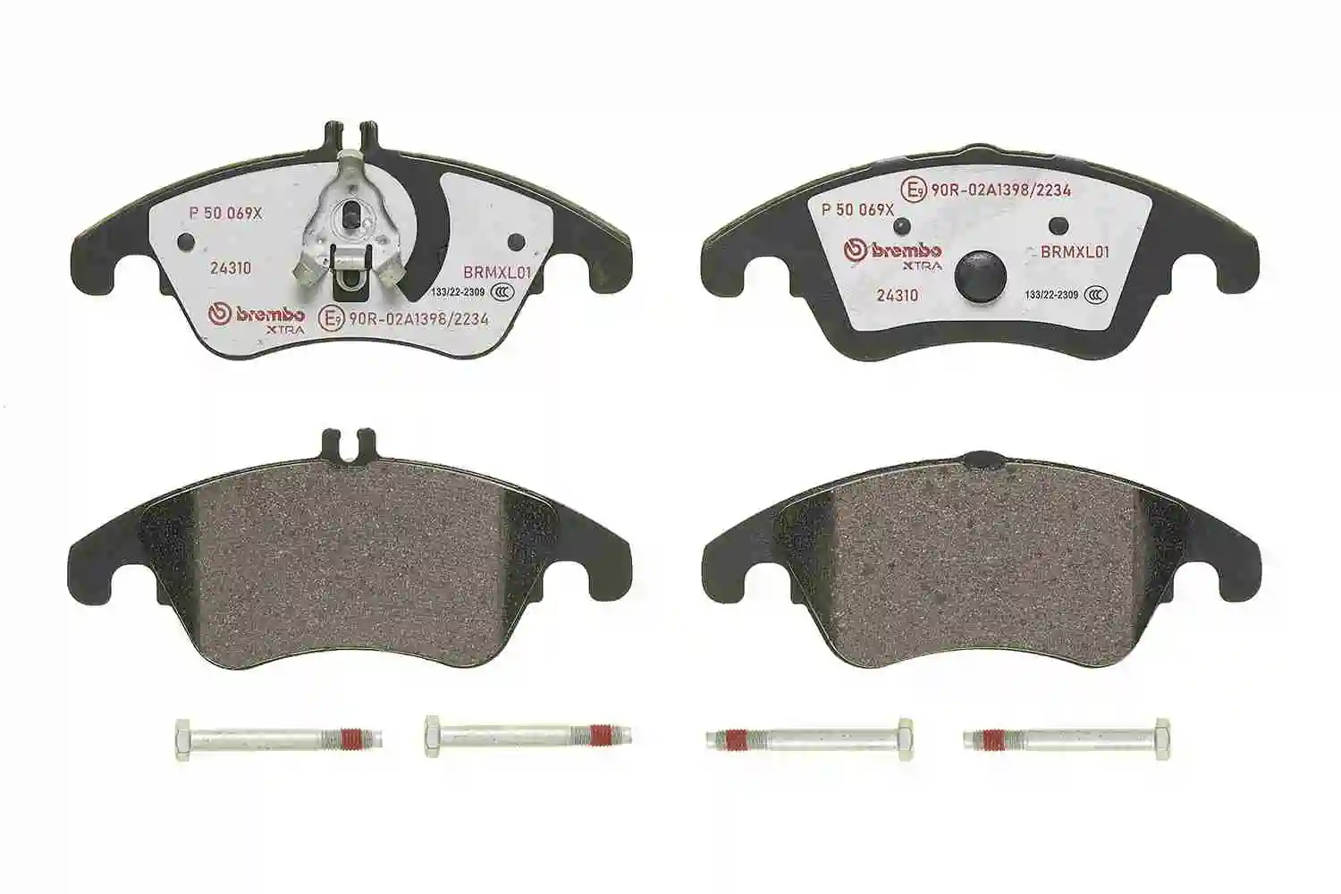 P50069X Brembo Колодки передние