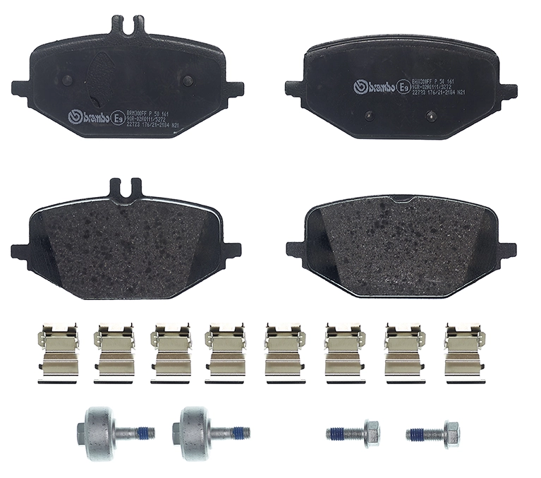 P50161 Brembo Колодки тормозные дисковые комплект