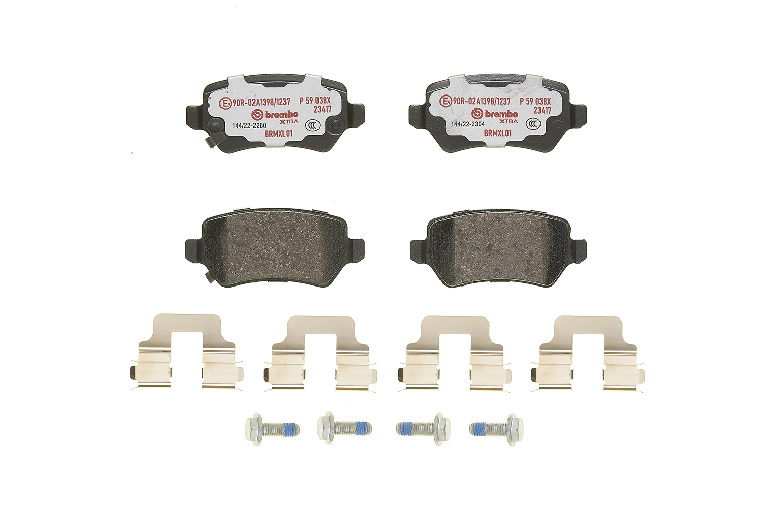 P59038X Brembo Колодки тормозные дисковые комплект