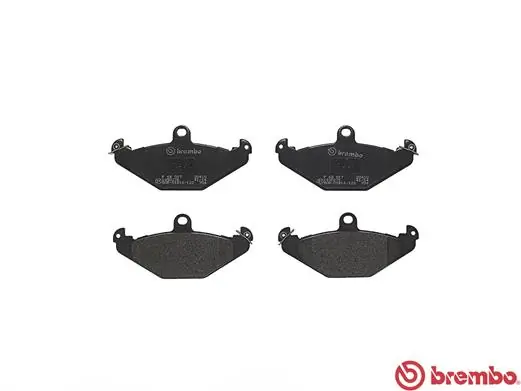 P68017 Brembo Колодки тормозные дисковые комплект