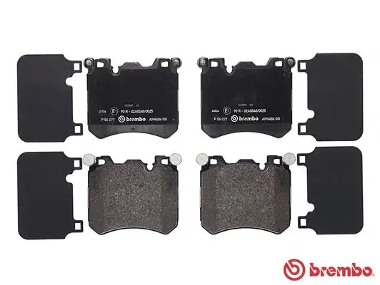 P06077 Brembo Колодки передние