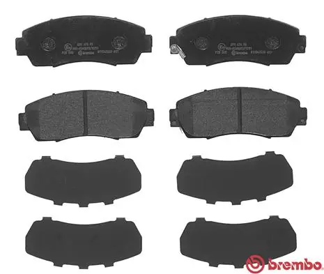 P28068 Brembo Колодки передние