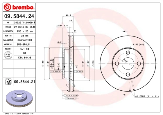 09584424 Brembo
