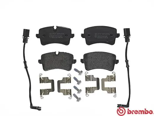 P85120 Brembo Колодки тормозные дисковые комплект