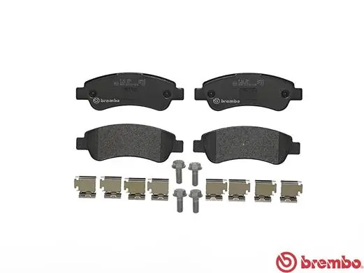 P61091 Brembo Колодки тормозные дисковые комплект