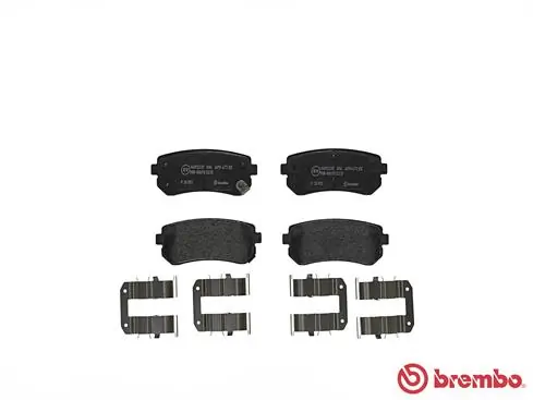 P30051 Brembo Колодки тормозные дисковые комплект