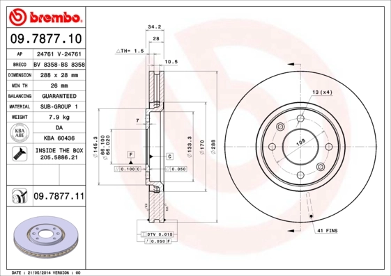09787710 Brembo