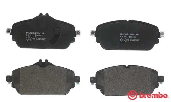 P50119 Brembo Колодки передние