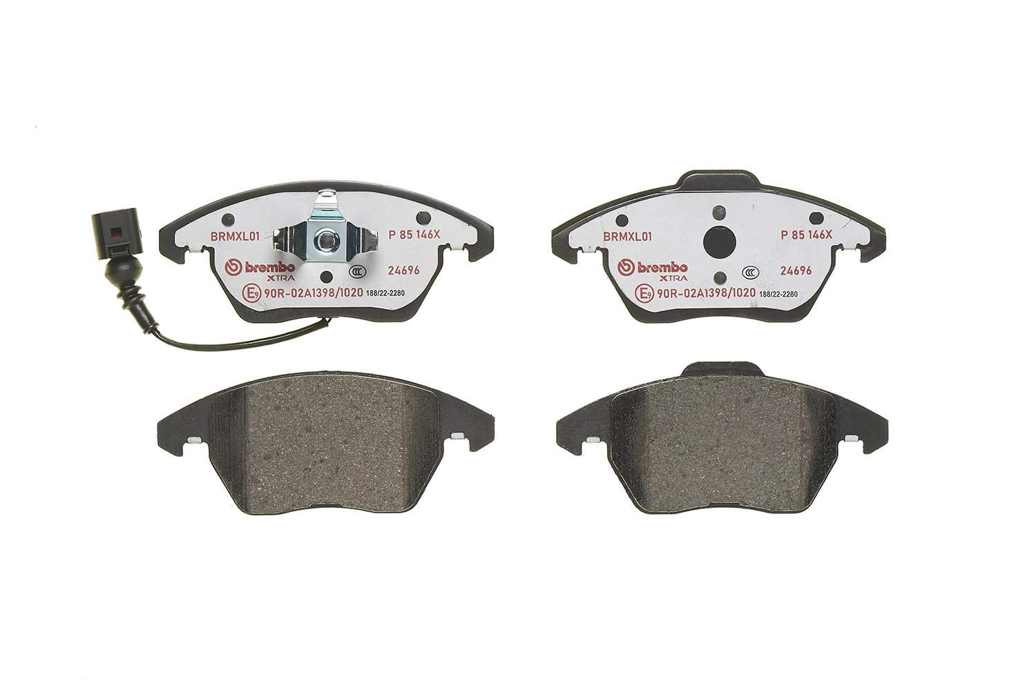 P85146X Brembo Колодки передние