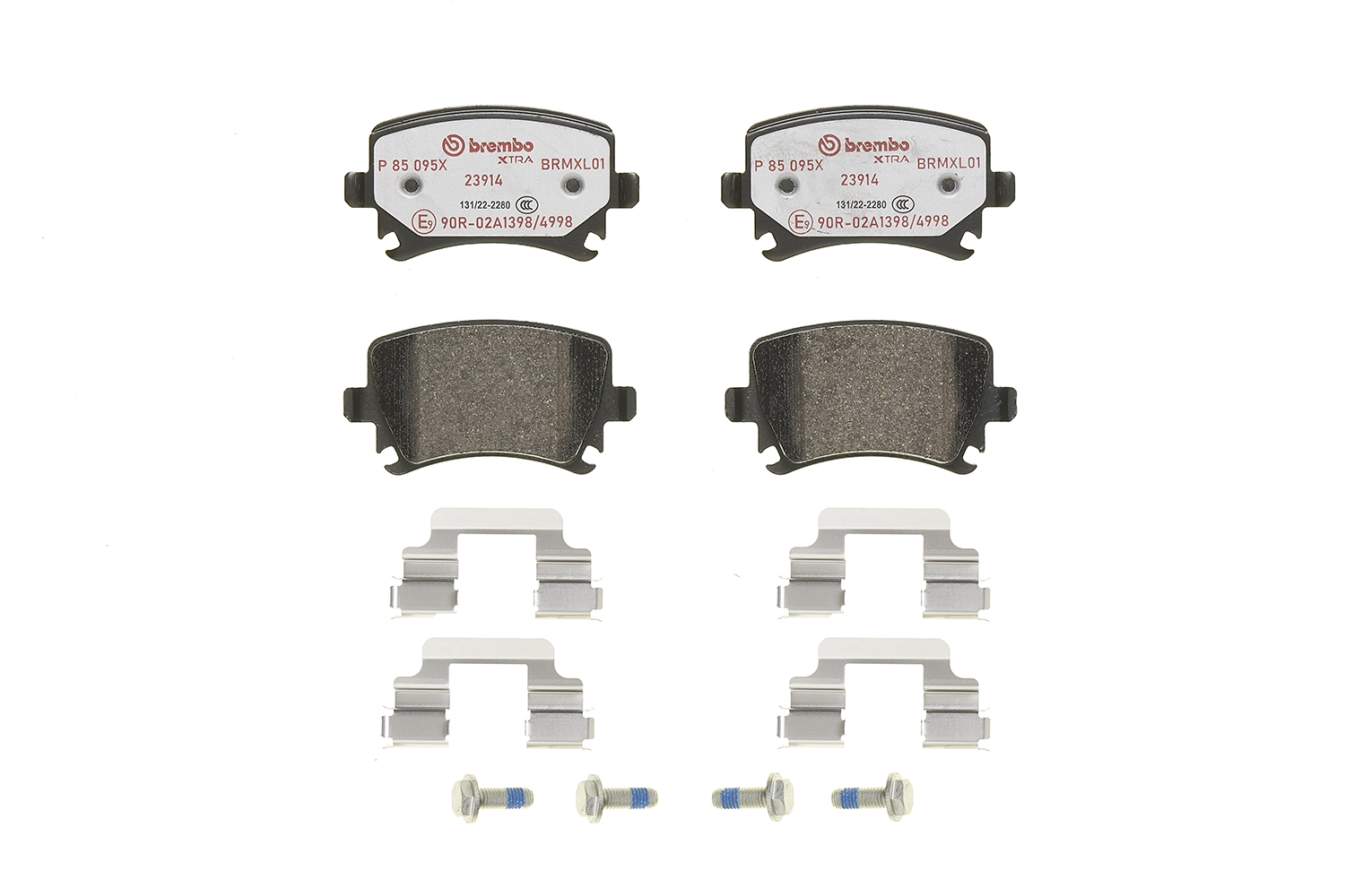 P85095X Brembo Колодки тормозные дисковые комплект