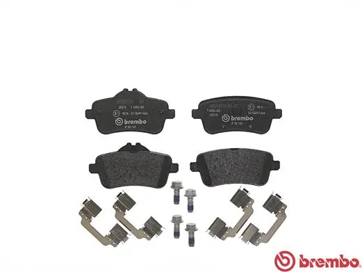P50101 Brembo Колодки тормозные дисковые комплект