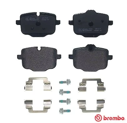 P06101 Brembo Колодки тормозные дисковые комплект