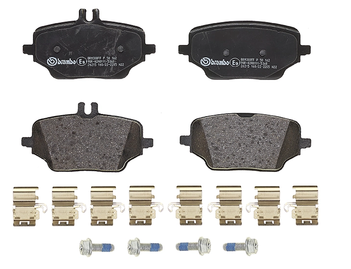 P50162 Brembo Колодки тормозные дисковые комплект