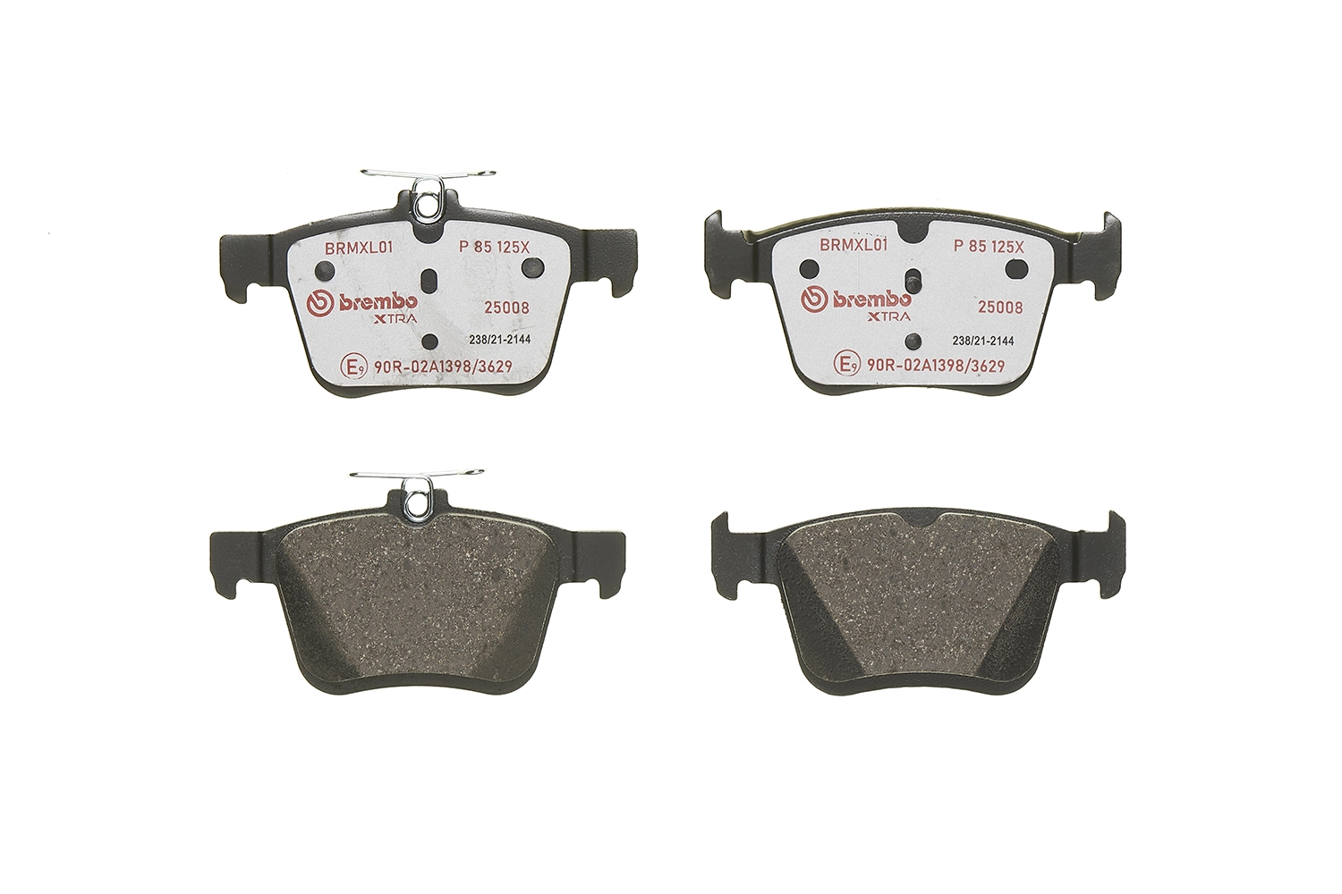 P85125X Brembo Колодки тормозные дисковые комплект