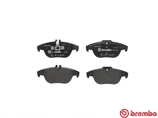 P50104 Brembo Колодки тормозные дисковые комплект