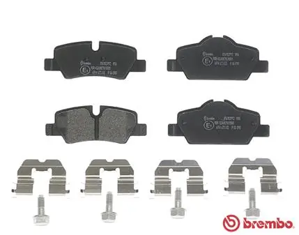 P06090 Brembo Колодки тормозные дисковые комплект