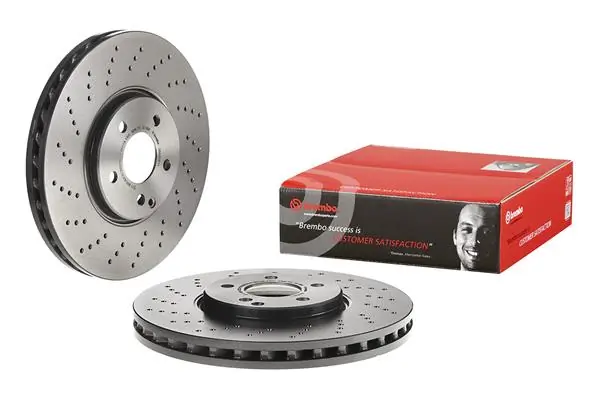09A82811 Brembo Диск тормозной передний