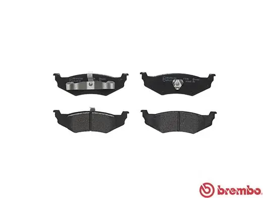 P11010 Brembo Колодки тормозные дисковые комплект