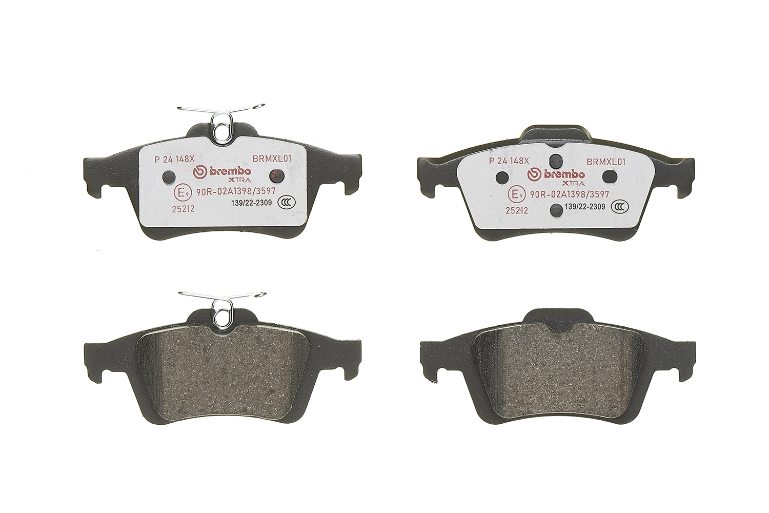 P24148X Brembo Колодки тормозные дисковые комплект