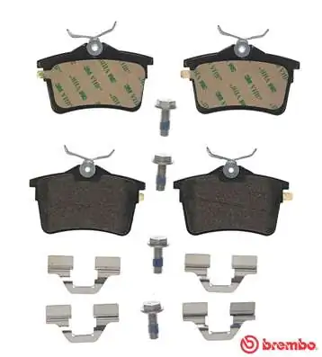 P61084 Brembo Колодки тормозные дисковые комплект