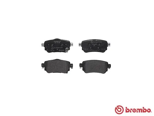 P56098 Brembo Колодки тормозные дисковые комплект