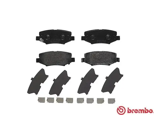 P18024 Brembo Колодки тормозные дисковые комплект