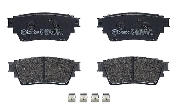 P54063 Brembo Колодки тормозные дисковые комплект