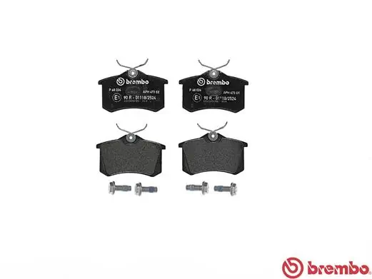 P68024 Brembo Колодки тормозные дисковые комплект