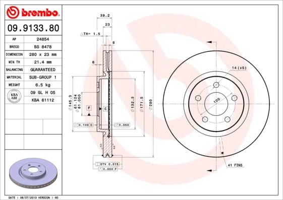09913381 Brembo