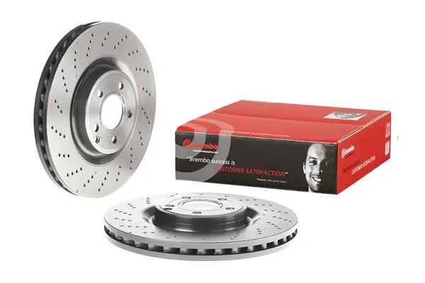 09B85551 Brembo Диск тормозной передний