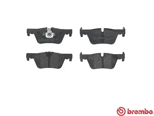 P06071 Brembo Колодки тормозные дисковые комплект
