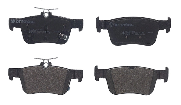 P28089 Brembo Колодки тормозные дисковые комплект